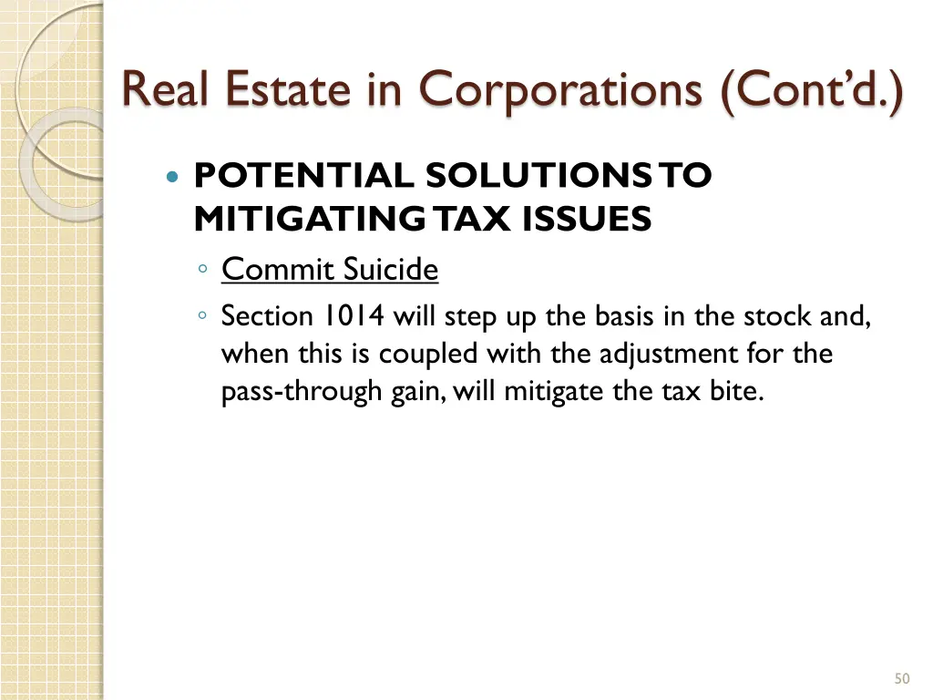 real estate in corporations cont d 6