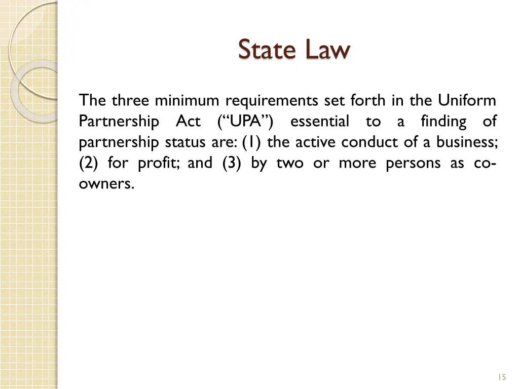 state law