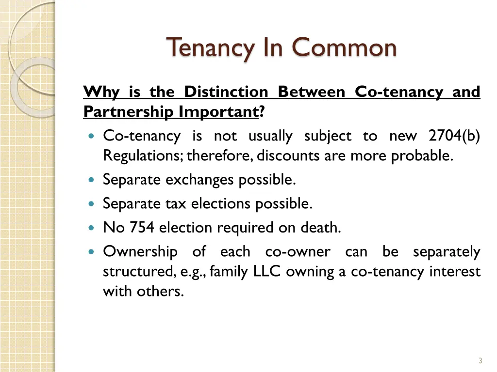 tenancy in common