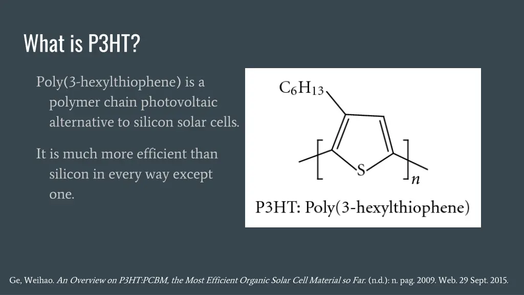 what is p3ht