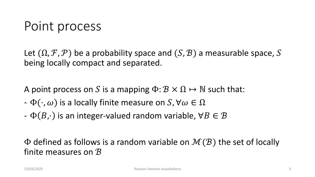 point process