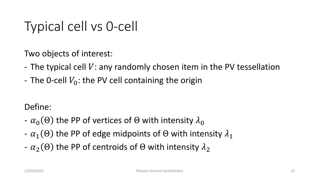 typical cell vs 0 cell