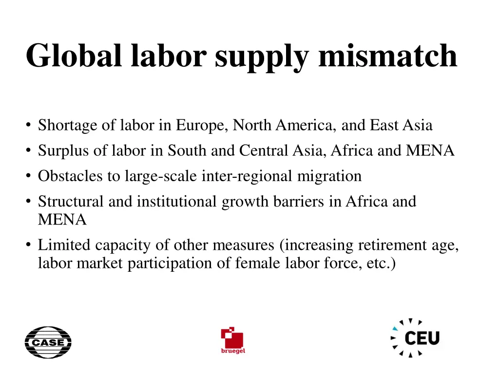 global labor supply mismatch