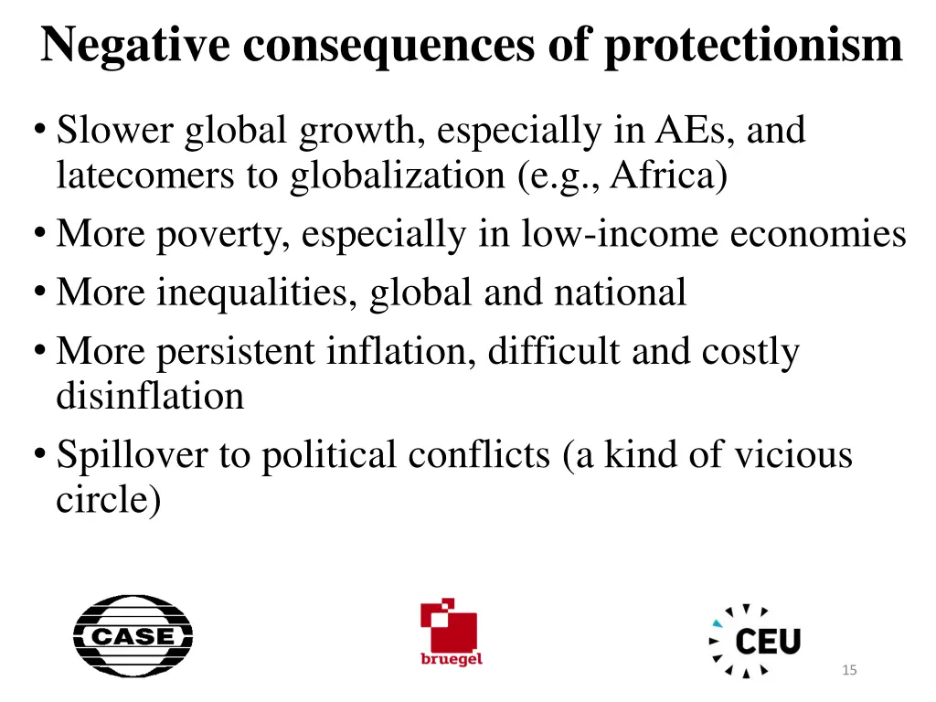 negative consequences of protectionism