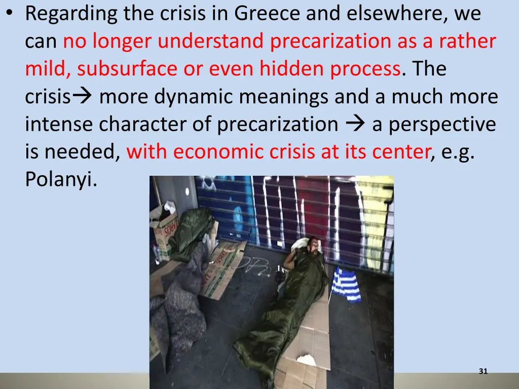 regarding the crisis in greece and elsewhere
