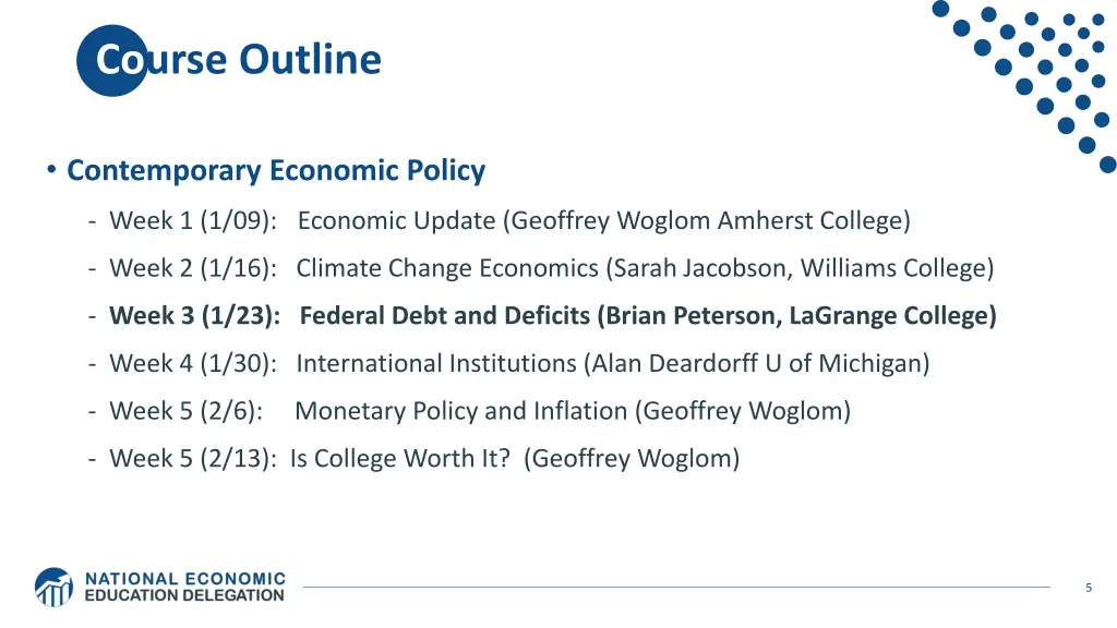 course outline