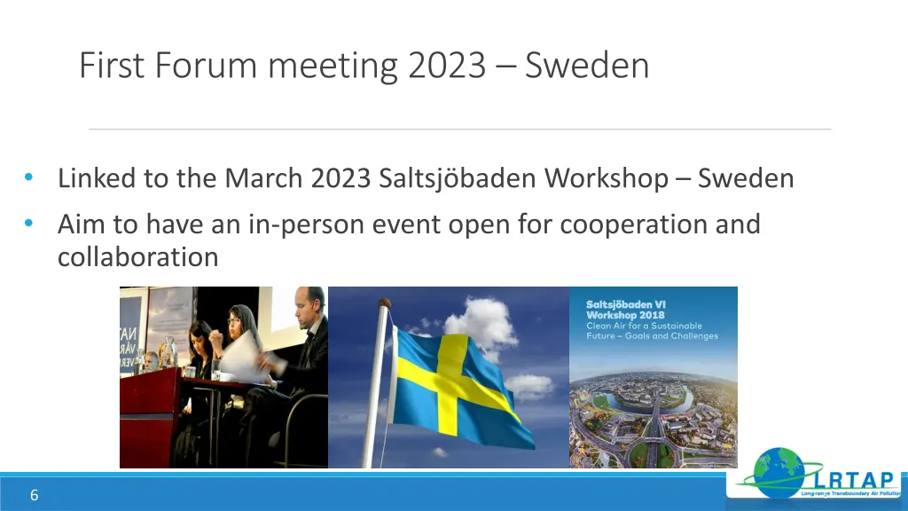 first forum meeting 2023 sweden