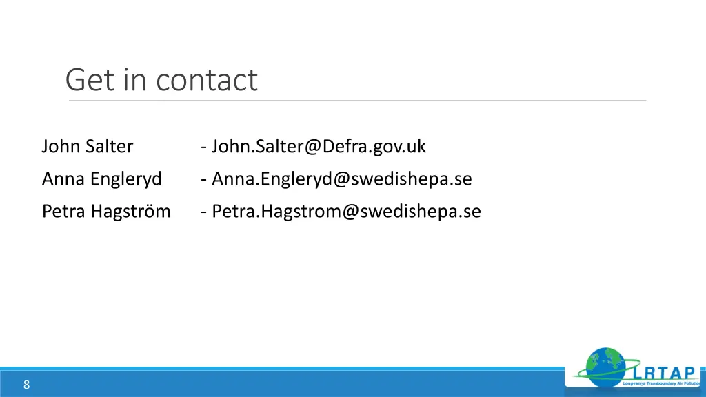 get in contact