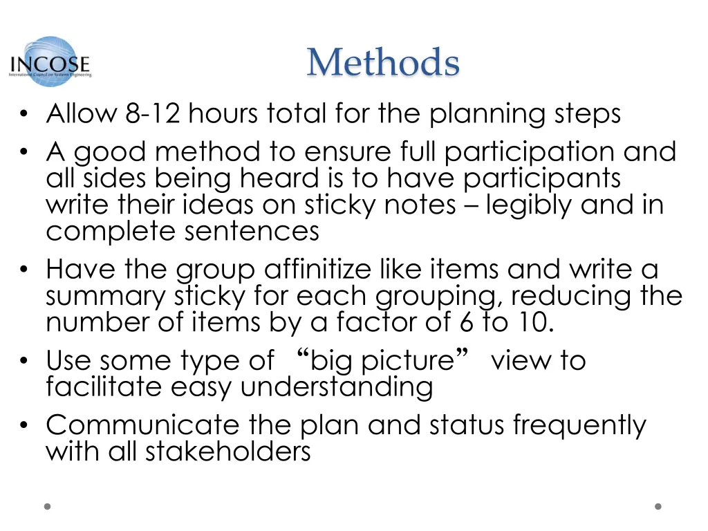 methods