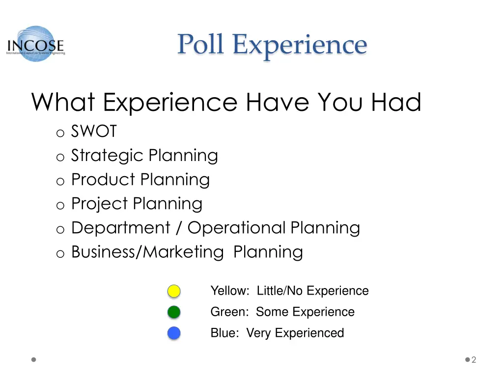 poll experience