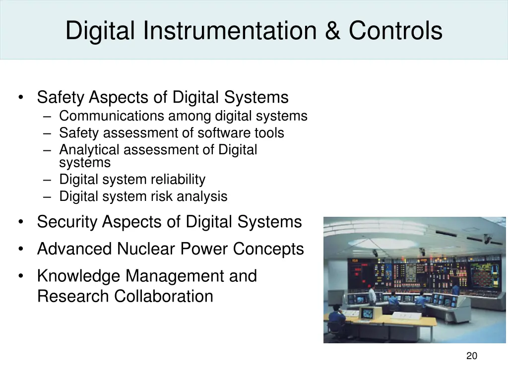 digital instrumentation controls