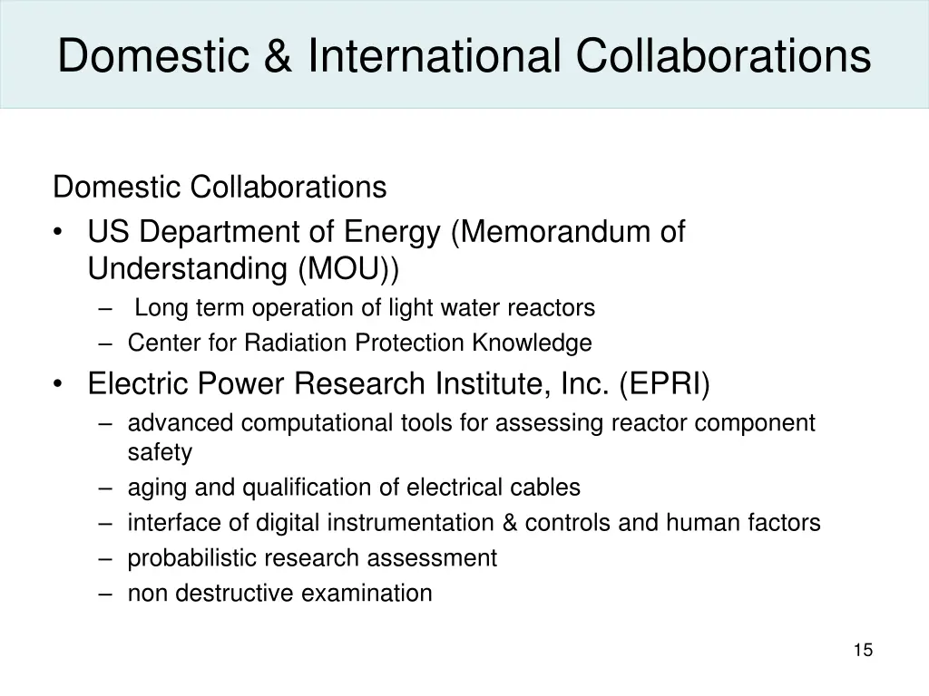 domestic international collaborations 1