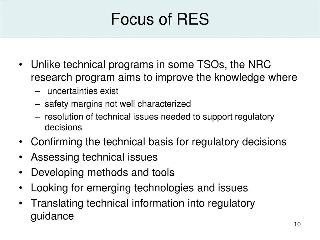 focus of res