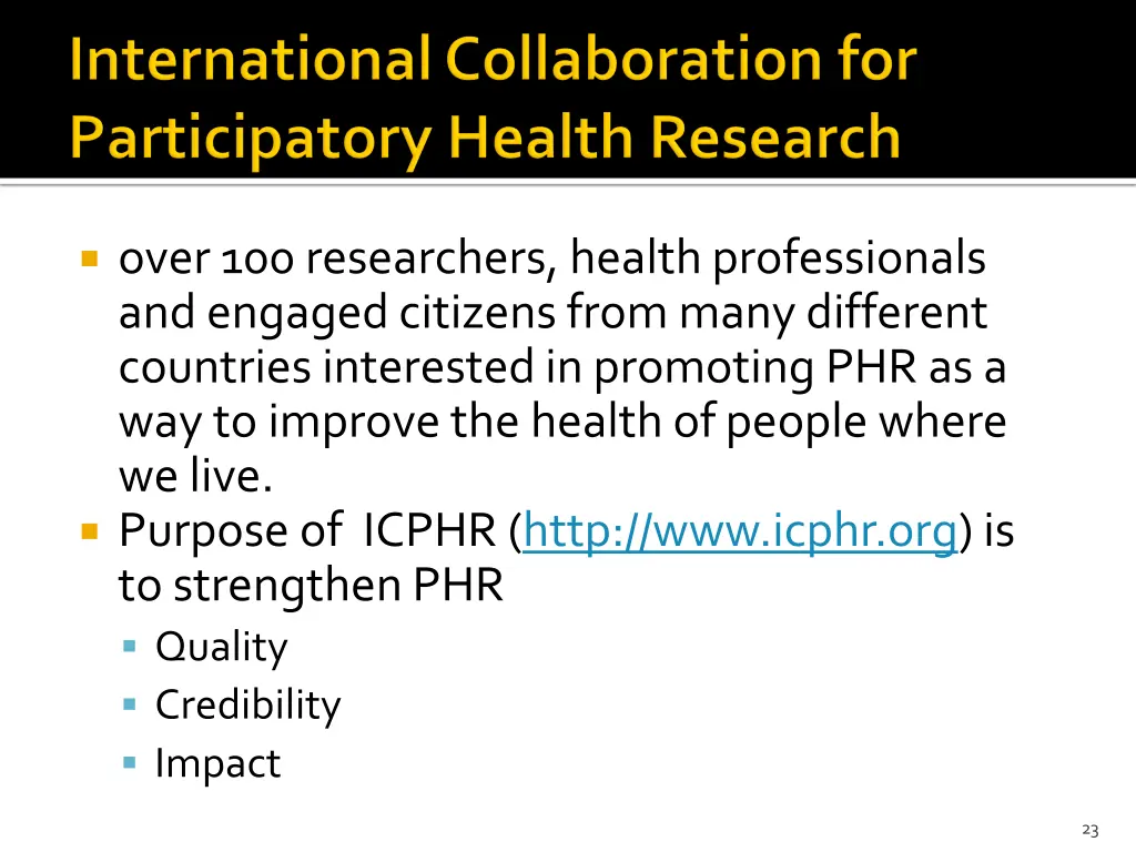 over 100 researchers health professionals