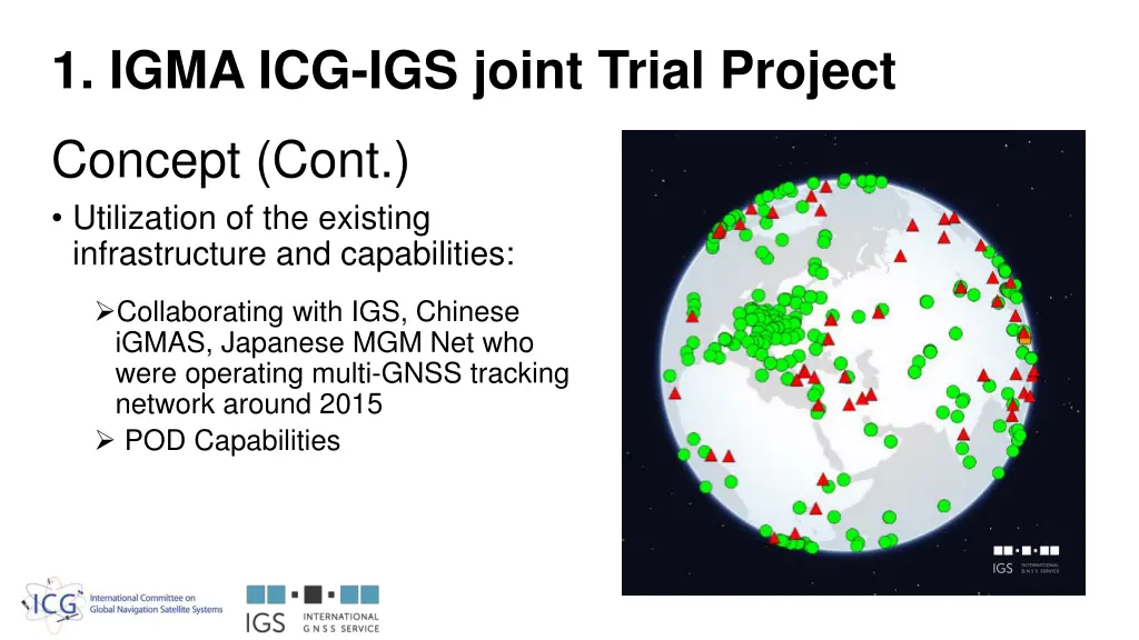 1 igma icg igs joint trial project 1