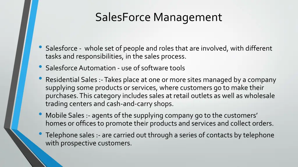 salesforcemanagement