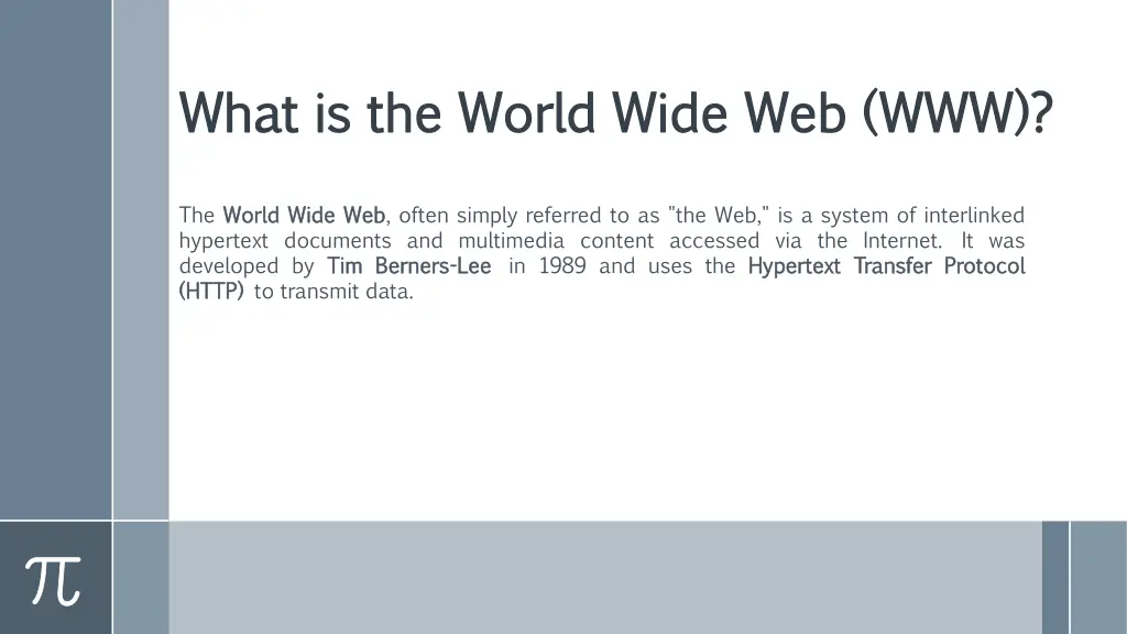 what is the world wide web www what is the world