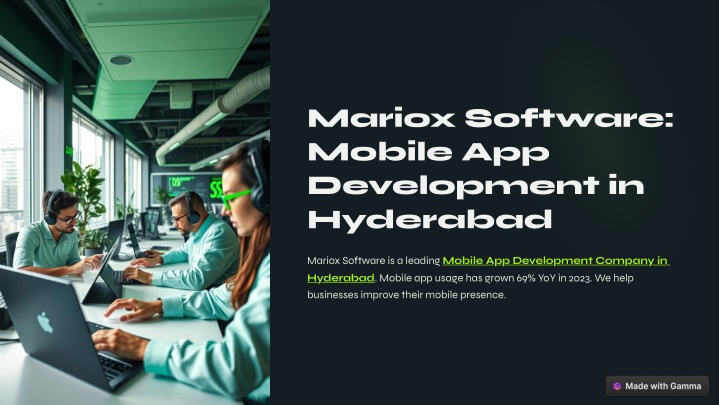 mariox software mobile app development