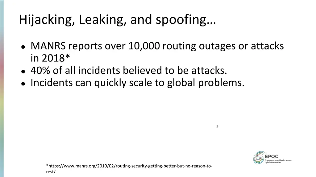hijacking leaking and spoofing