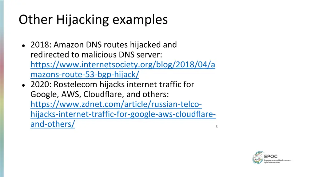 other hijacking examples