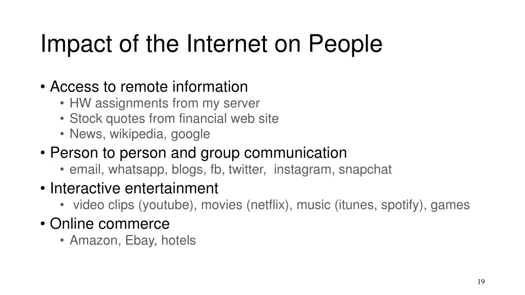 impact of the internet on people