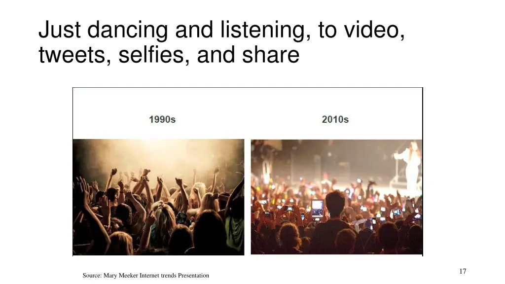 just dancing and listening to video tweets