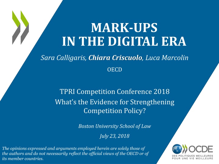 mark ups in the digital era