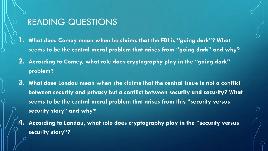 reading questions 1