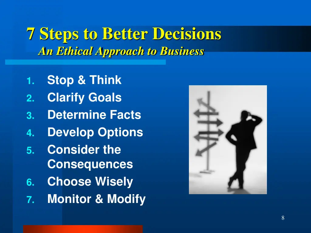 7 steps to better decisions an ethical approach