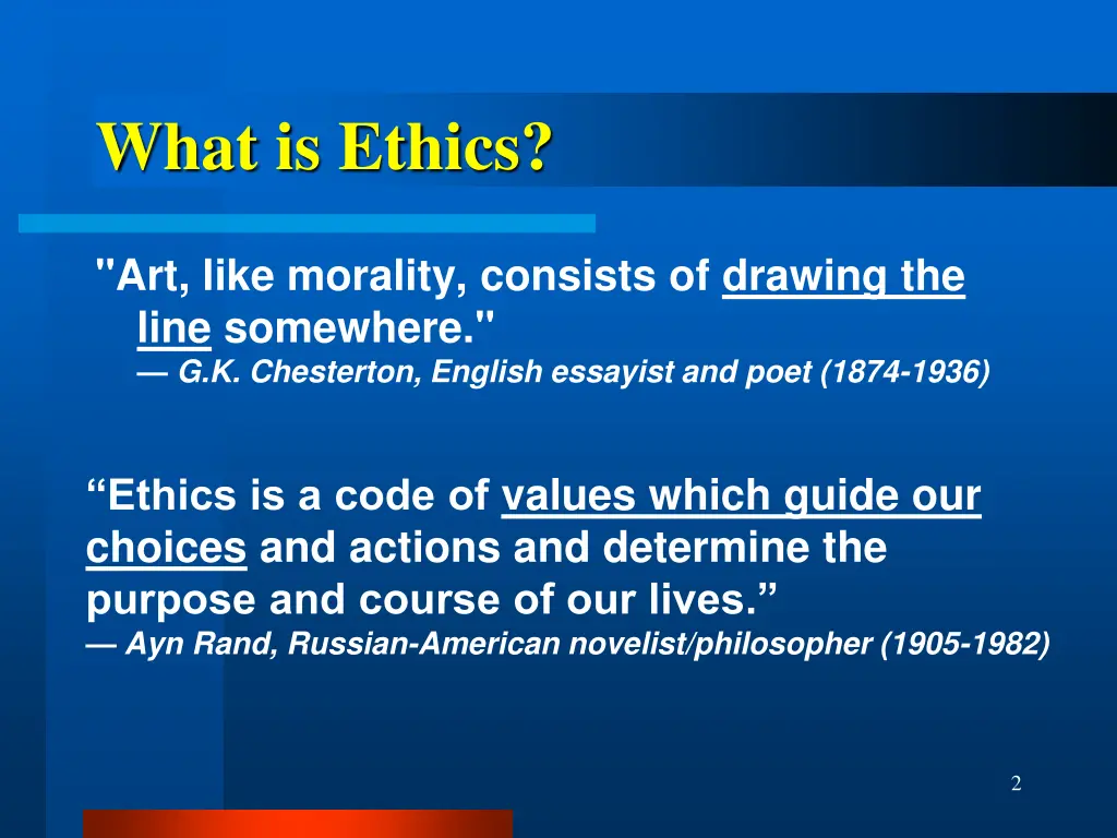 what is ethics