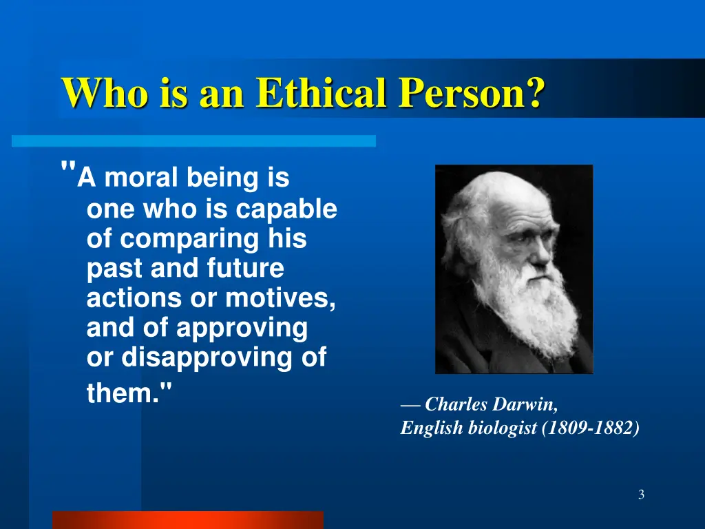 who is an ethical person