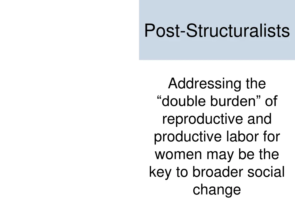 post structuralists