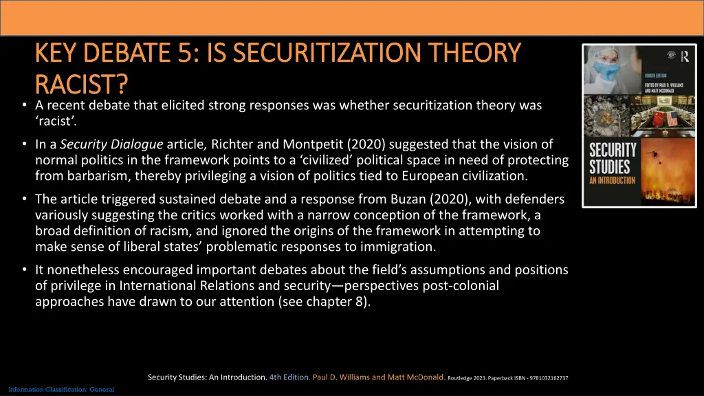 key debate 5 is securitization theory key debate
