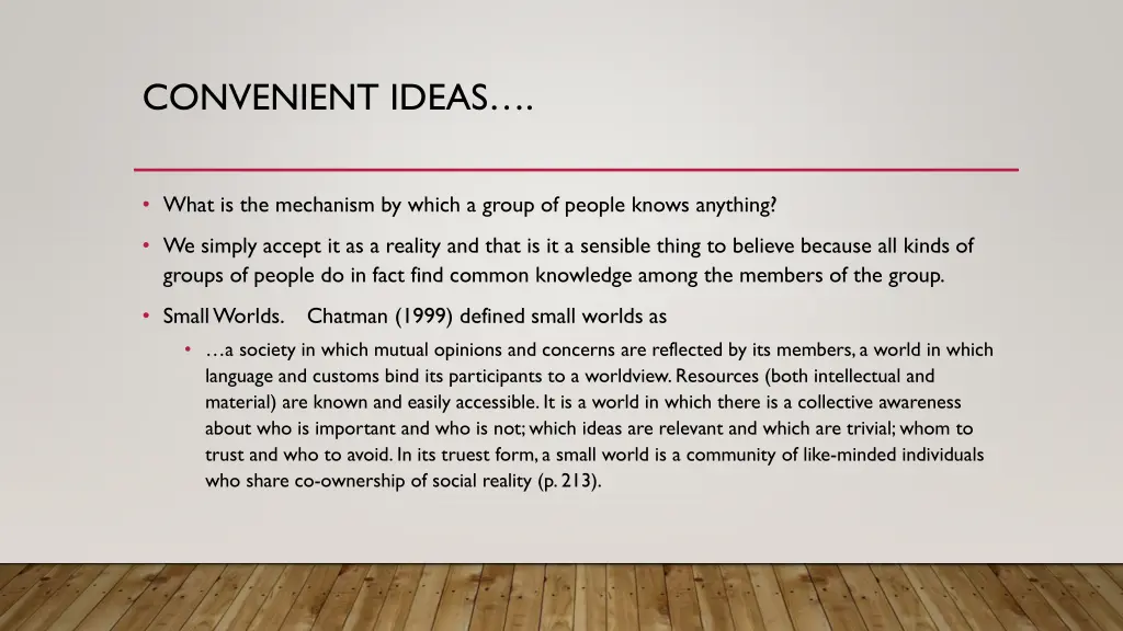 convenient ideas