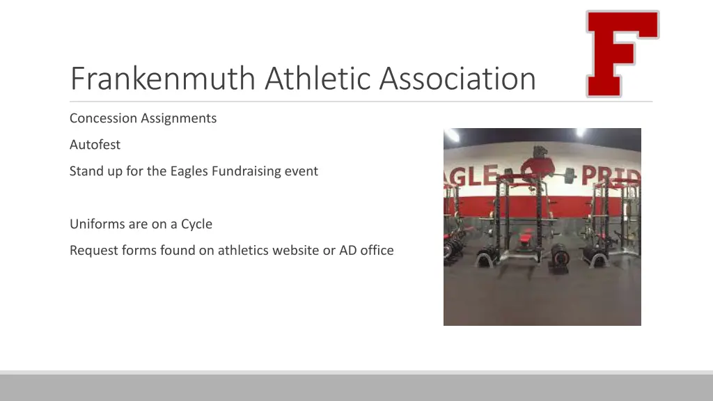 frankenmuth athletic association