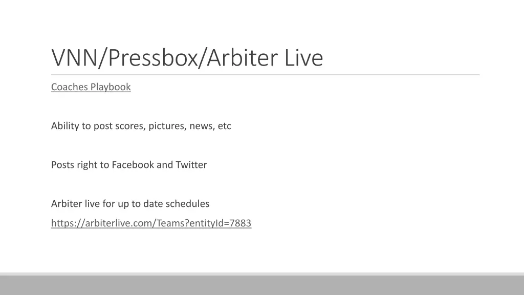 vnn pressbox arbiter live