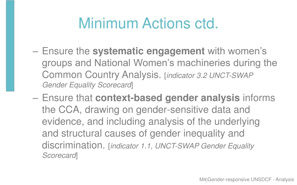 minimum actions ctd 1