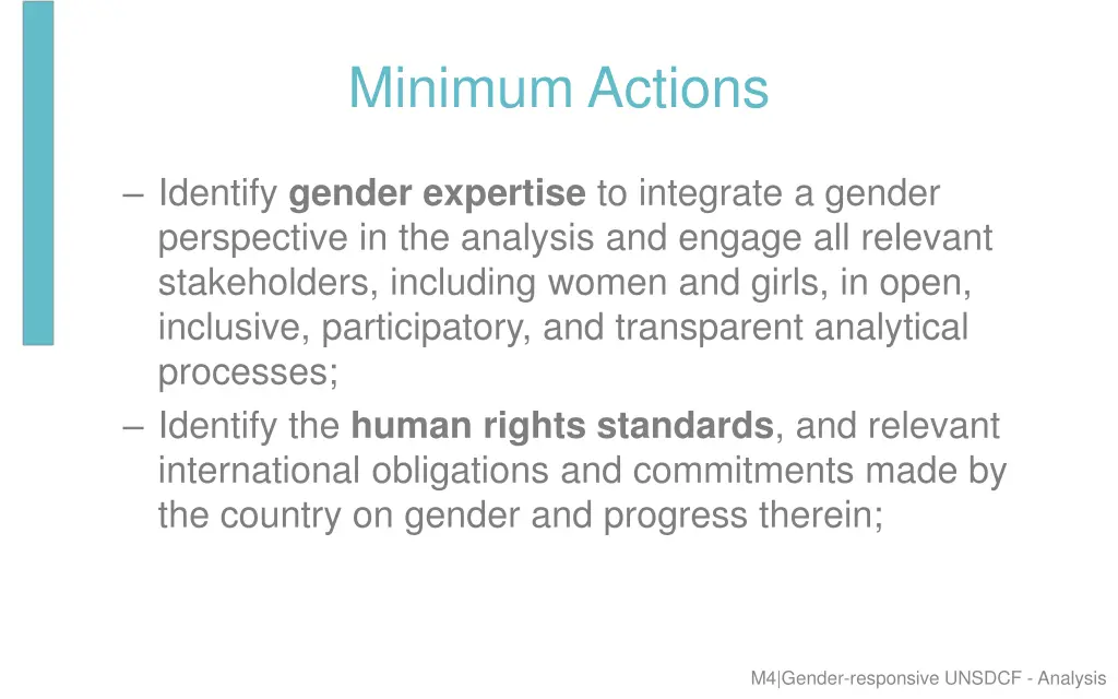 minimum actions