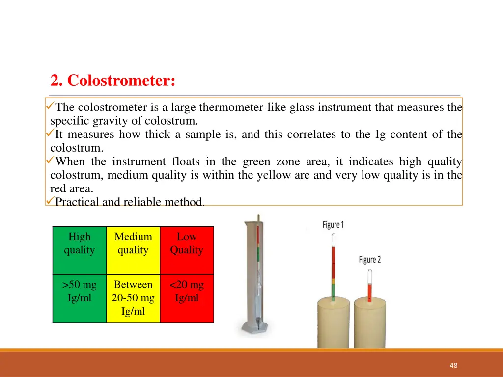 2 colostrometer