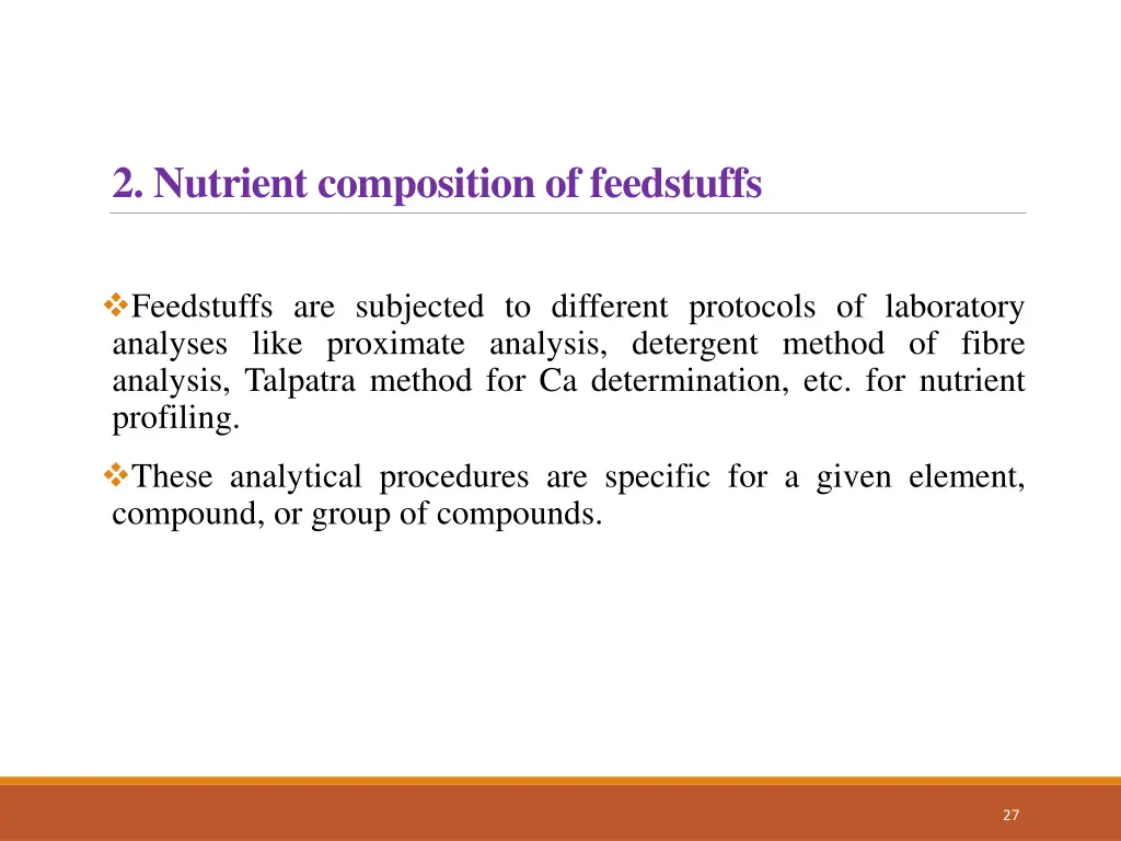 2 nutrient composition of feedstuffs