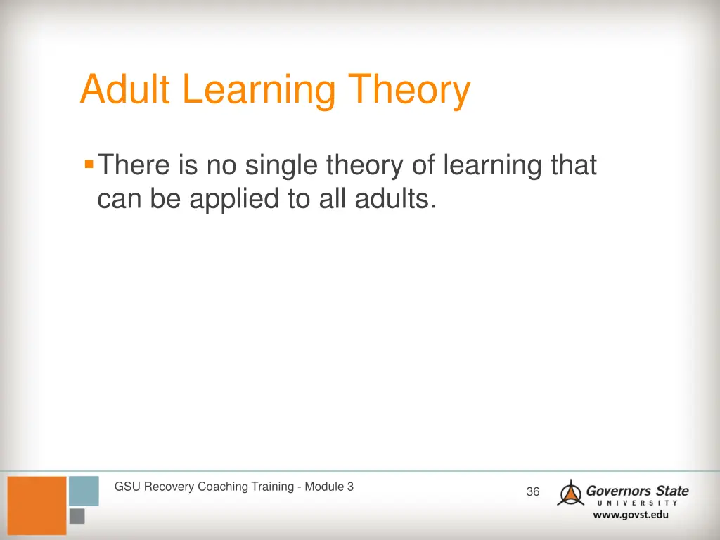 adult learning theory