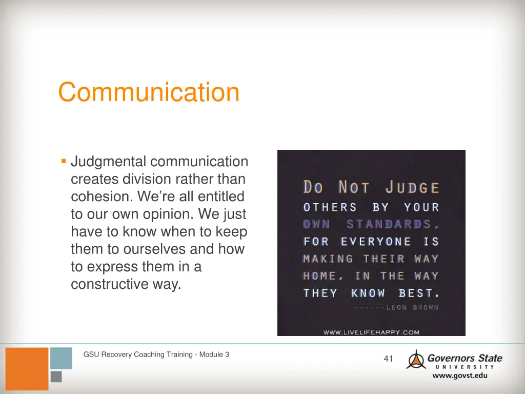 communication