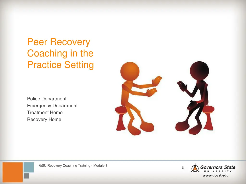 peer recovery coaching in the practice setting