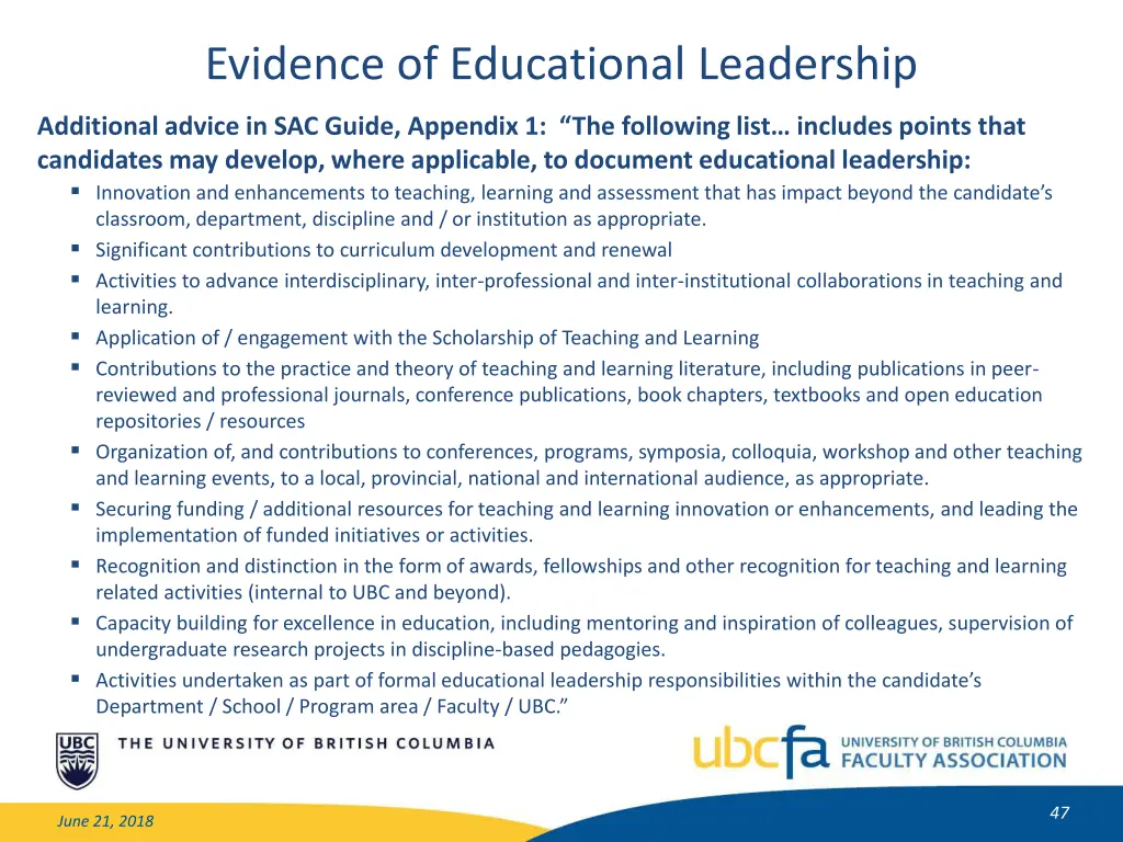 evidence of educational leadership 1