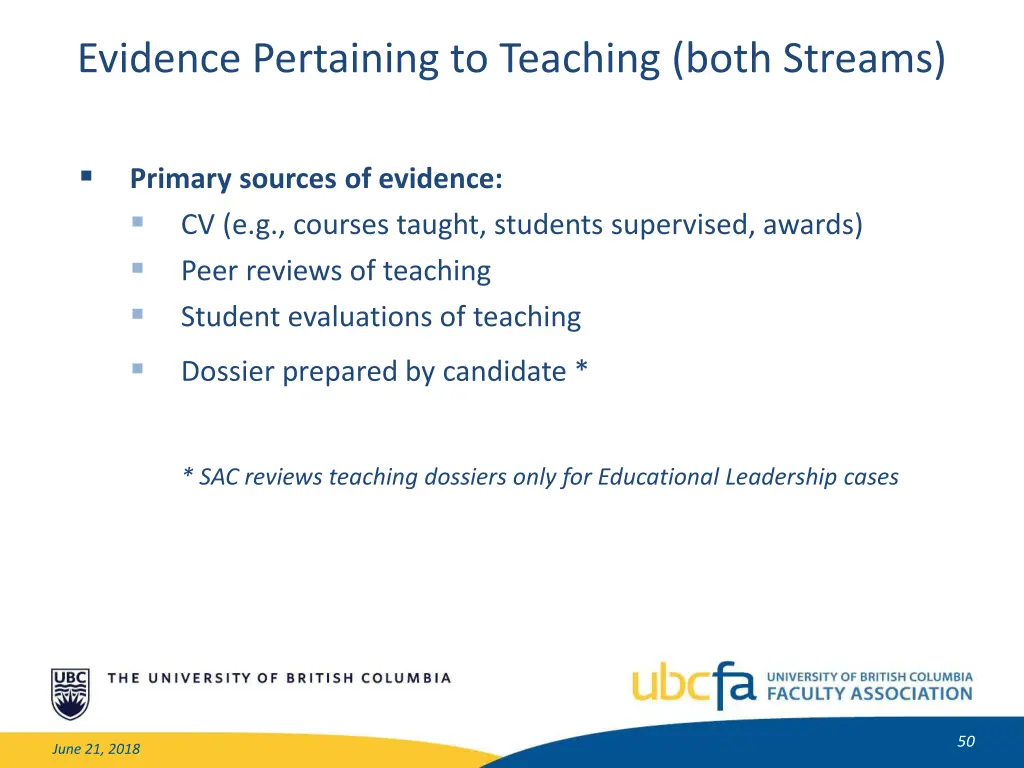 evidence pertaining to teaching both streams 1
