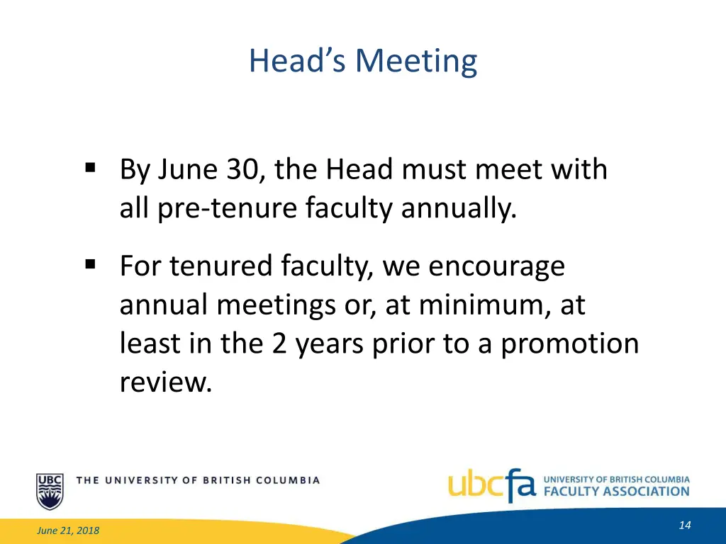 head s meeting