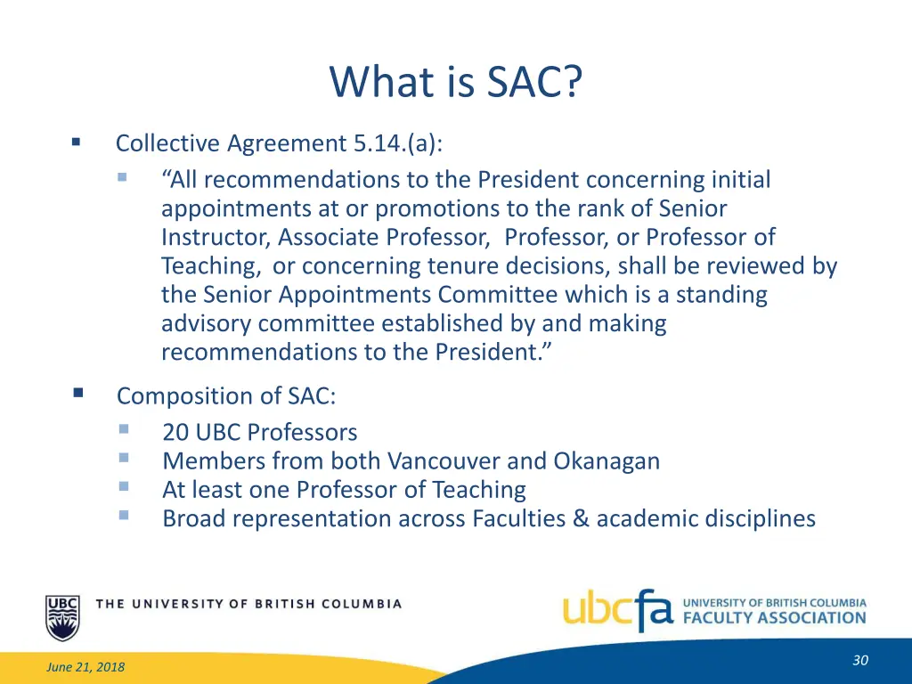 what is sac