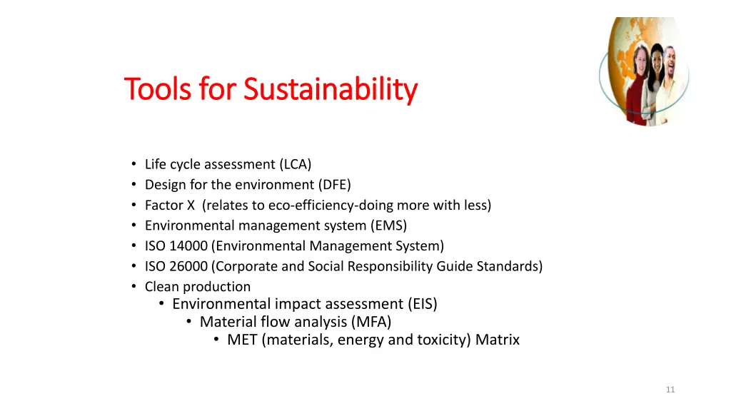 tools for sustainability tools for sustainability
