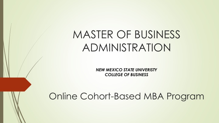 master of business administration