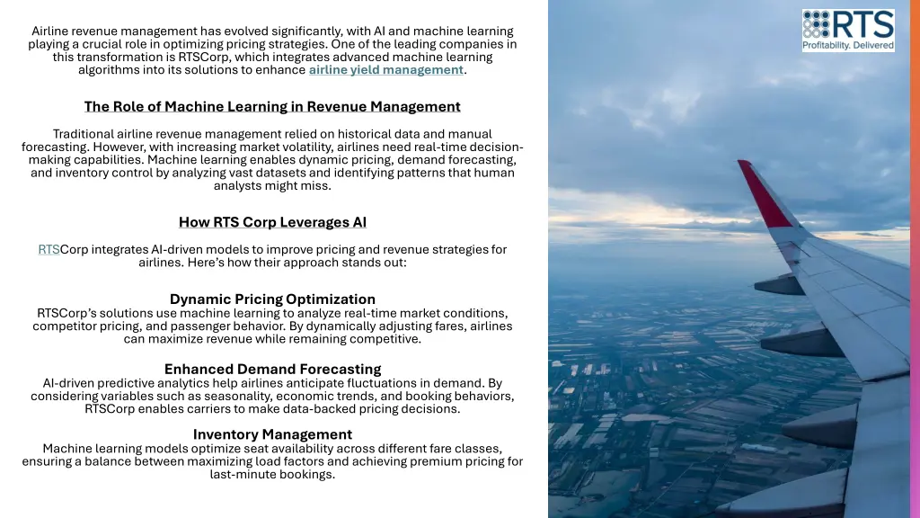 airline revenue management has evolved